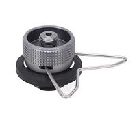 Cryfokt Adaptador para Estufa de Gas Butano, Aleación de Aluminio de con Función de Cierre Automático para Uso en Campamentos, Se Adapta a Todos los Tipos de Estufas, 1 Adaptador para Estufa de Gas