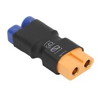 Cryfokt Adaptador XT60 a EC3 Conector Ligero y Duradero de Alta Seguridad para Modelos de Barcos de Aviones de Coche RC Caucho Negro 1x