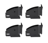 Cryfokt Ajuste E Ajustable de 4 Uds para Enchufe de Extremo de Viga de Madera de Pista, Soporte de Almacenamiento de Bisagras Giratorias para Remolque de Camión, Furgoneta, Remolque de Carga RV