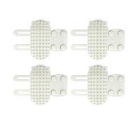 Cryfokt Alfombrilla para Gatos Autolimpieza con Cepillo de Silicona (4 | Peine de masaje para eliminar pelos sueltos, rascador fijo para patas de mesa, para gatos de interior