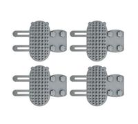 Cryfokt Alfombrilla para Gatos Autolimpieza con Cepillo de Silicona (4 | Peine de masaje para eliminar pelos sueltos, rascador fijo para patas de mesa, para gatos de interior
