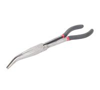 Cryfokt Alicates de Punta Curva de Acero, Largo, Herramienta de Torneado, Alicates de 11 Pulgadas para Artesanos y Entusiastas