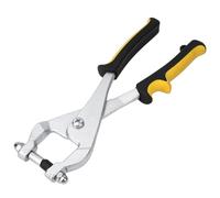Cryfokt Alicates Perforadores, Diámetro de Orificio de 3,27 Mm Operación con una Sola Mano Alicates Perforadores de Grano Perforadora de Chapa con Cómodo para Perforar Láminas de Metal Hardware de