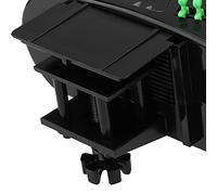 Cryfokt Alimentador Automático de Peces con Cantidad de Alimentación Ajustable y Temporizador para Acuario, Dispensador de Alimento para Peces de Plástico Duradero, 1 Unidad
