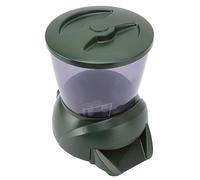 Cryfokt Alimentador Automático para Acuario, Funciona con Pilas con Pantalla LCD para Uso en Exteriores, Programa de Alimentación de 99 Días, Piezas Extraíbles para Limpieza
