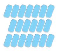 Cryfokt Almohadillas de Gel de Repuesto para Estimulador de Entrenador ABS, Duraderas y Ligeras para Tóner EMS, Cinturón Recortador de Cintura para Entrenador ABS, 20 Piezas