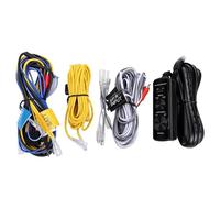Cryfokt Altavoz Subwoofer para Coche, Control Remoto por Cable, ABS, | Perilla de graves con cable de alimentación, volumen y frecuencia ajustables, para de sonido de audio para automóvil