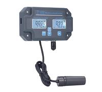 Cryfokt Analizador de Calidad del Agua, Monitor Multiparamétrico para PH, EC, TDS, Salinidad, Densidad Específica y Temperatura con Control Remoto por Aplicación, Datos en Tiempo (Enchufe UE 230V)