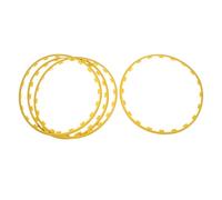 Cryfokt Anillo de Protección de Llanta de Rueda Protector Elegante Y Duradero Apto para Ruedas Modelo Y de 19 Pulgadas (Yellow)