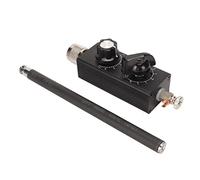 Cryfokt Antena HF de 20 W Todas Las Bandas 5 MHz-55 MHz para Corta UHF VHF con Frecuencia Ajustable para Entusiastas de la Comunicación (Conjunto 2)