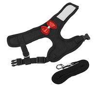 Cryfokt Árbol de Cable de Pollo, árbol de Cable de Pollo con Diseño de Barra de Seguridad de Lino Desgaste Transpirable contra Gallina para Grifos (Black)