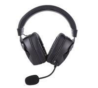 Cryfokt Auriculares Inalámbricos para Juegos con Cancelación de Ruido, Iluminación RGB, Sonido Envolvente 7,1 para Interruptores de PC y Portátiles, Material ABS (Black)