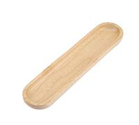 Cryfokt Bandeja de Madera Elegante del Plato del Sushi Ideal para Servir Postres de los Bocados en el café los 27 * 6 * 2cm