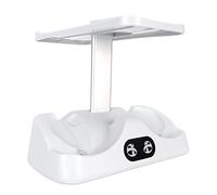 Cryfokt Base de Carga del Controlador VR2 con Cierre Magnético Indicador LED Blanco para el Soporte del Controlador para Entusiastas del Juego