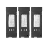 Cryfokt Batería de Litio para Drones RC de 3 Piezas, Batería Lipo de 3,7 V 1800 MAh con Batería de Larga Duración, Pieza de Reemplazo de Batería para Drones RC para E58 E68 JY109 998PRO
