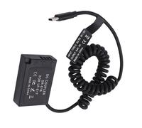 Cryfokt Batería Ficticia Decodificada, Batería Ficticia Lp-e17 Tipo Cable de Más Larga de la de 35-90 Cm para la Cámara M3 M5