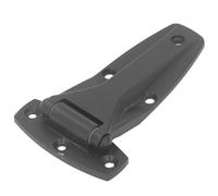 Cryfokt Bisagra en T de Primera Calidad, Cierre Suave, Bisagra con Correa en T de Aleación de Zinc para Almacenamiento y Caja de Herramientas, Configuración sin Complicaciones y Poco Ruido (BLACK)