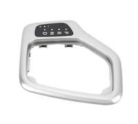 Cryfokt Bisel de Palanca de Cambios con Kit de Arnés, Bisel de Transmisión Central, Elegante de Palanca de Cambios Central para Cherokee 2014 a 2018, Ideal para Piezas Duras de Transmisión de (SILVER)