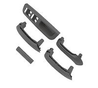 Cryfokt Bisel del Panel del Interruptor de la Ventana de Diseño Características Confiables para la Manija de la Puerta Interior para la Modificación del Automóvil (GREY)