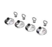 Cryfokt Boat Bumper Lock, Fácil Instalación 4 Piezas de Liberación Rápida Clamp/Holder de Parachoques de Bote de Bote de Acero Inoxidable por Menos de 0.41 Pulgadas de diámetro. SOGA