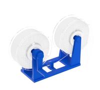 Cryfokt Bobina de Filamento 3D Azul, Devanadora de Carrete con Husillo Independiente de Doble Estación para Carretes de 1kg y 0.5kg, Espaciado Ajustable para la Mayoría de Carretes,