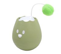 Cryfokt Bola de Juguetes para Gatos Interactivos, Fácil Ensamblaje de la Bola de Juguete de Gatito de Gatito para el Interior para el Interior (Green)