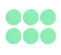 Cryfokt Bola de Lavandería Reutilizable No Tóxica, Suavizante para Ropa con Acción de y Efecto Antiestático for Lavadora y Lavado de Prendas (GREEN)