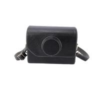 Cryfokt Bolso para Cámara de Cuero Retro Impermeable con Correa Ajustable para el Hombro para Mujer, Adecuado para Actividades Diarias y Vacaciones, Fabricado en Cuero PU