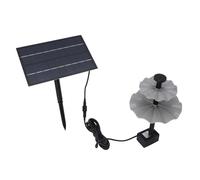 Cryfokt Bomba de Agua con Energía Solar para Exteriores, Kit Eficiente, Bomba de Estanque de Riego de 4W para Baño de Aves para Jardín, Patio Trasero, Piscina, Pecera, CC 4,5-10V