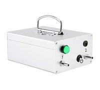 Cryfokt Bomba de Vacío de la Máquina de Ordeño por Pulsación de Aleación de Aluminio con Superficie No Tóxica, ABS con Núcleo de Cobre de 50 a 60 Hz, Bomba de Vacío de la (Enchufe de la UE 100-240V)