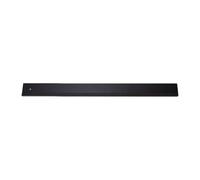 Cryfokt Borde Recto con Revestimiento Resistente Al Desgaste, 24 X 2,2 Pulgadas, Acero, Negro