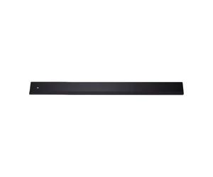 Cryfokt Borde Recto con Revestimiento Resistente Al Desgaste, 24 X 2,2 Pulgadas, Acero, Negro