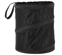 Cryfokt Bote de Basura para Coche Portátil y Plegable para Limpieza sobre la Marcha Tafetán de Poliéster Negro 190T 16 X 20 Cm para Viajeros y Conductores