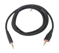 Cryfokt Cable de Reemplazo de Auriculares, Auriculares Suaves -Sos Sustituir el Cable de Sustitución de de Blindaje de Cierre de 3.5 Mm Enchufe y Reproducción OFC para la (BLACK)