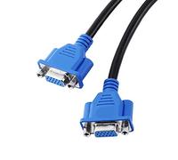 Cryfokt Cable DMS-59 Pin a VGA Dual para Tarjetas de Video de Computadora, Blindaje Independiente, Ideal para Presentaciones de Oficina y Profesionales de Negocios, Peso Neto 50 G, Negro y Azul