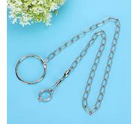 Cryfokt Cadena de Pie de Acero Inoxidable para Entrenamiento de Loros Grandes, Anillo de Tobillera con Cierre Giratorio para Sol Pequeño, Cadena de Pie de Entrenamiento Resistente a la Corrosión,