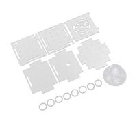 Cryfokt Caja de Aislamiento de Peces para Criar Peces y Camarones Bebés Hecha de Acrílico Duradero con Diseño de Orificio de Alimentación para Acuarios (Rejilla única Mini 6 * 6*)