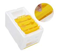 Cryfokt Caja de Apareamiento de Abeja Reina, Accesorio de Cría de Espuma Duradera, Herramienta de Colmena para Polinización de Jardín