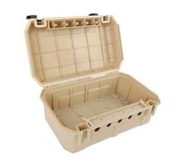 Cryfokt Caja de Cálculo de Expansión, Caja de Conexiones de Cable Resistente Al Sello de Goma Resistente Al Fuego para Exteriores (Beige)