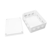 Cryfokt Caja de Conexiones Impermeable IP65 Caja Eléctrica Resistente a Impactos para Aplicaciones en Exteriores 255x200x120mm ABS 1 Unidad
