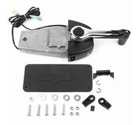 Cryfokt Caja de Control Remoto para Barco de un Solo Motor Apta para 06240-ZW5-U20, Material de Acero Inoxidable, Pieza de Repuesto Directo para Navegantes