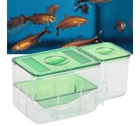 Cryfokt Caja de Cría de Peces de Acuario, Aislamiento de Doble Capa para Supervivencia de Alevines Recién Nacidos con Prevención de Ataques de Adultos Incubadora de Plástico para Camarones Guppies
