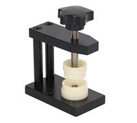 Cryfokt Caja de Reloj/Cierre de Tapa Diseño Ergonómico Material de Aleación de Aluminio 12 Moldes de Reloj Fácil Manejo para Reparación Negro