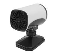 Cryfokt Calentador de Coche Eficiente 150W Modo Dual Calentamiento Enfriamiento para Ventilador de Calefacción de Coche Descongelador Portátil Desempañador 12V (White)