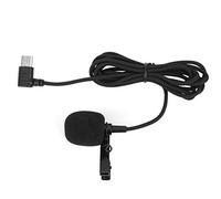 Cryfokt Cámara de Acción Micrófono Type-C Bloqueo de Ruido Micrófono con Clamp/Holder para SJ8 SJ9 SJ10 Sensibilidad de 20-16000 Hz para Grabación en Exteriores