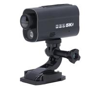 Cryfokt Cámara de Acción para Motocicleta, Grabación en Bucle, Cámara Grabadora para Casco, Visión Nocturna, Lente Gran Angular de 170 Grados, 5K para Actividades de Campo