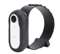 Cryfokt Cámara para Collar de Mascotas, Mini Cámara de Acción 4K 30FPS 8MP Gran Angular de 120 Grados con Clip Trasero y Grabación en Bucle, for Deportes Al Aire Libre y Vlogging (White)