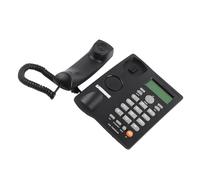 Cryfokt Cancelación de Ruido, Marcación Rápida, Identificador de Llamadas, Silencio, Teléfono con Cable para Oficina en Casa, Hotel, Teléfono Residencial (Black)