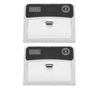 Cryfokt Cargador de Controlador de Juegos con Pantalla LED, Batería Recargable Portátil para 2 Pro, 800 Ciclos (2 Piezas)