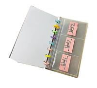 Cryfokt Carpeta de Presupuesto Reutilizable para Viajes sin Deudas, Material de PVC, Desafío para Ahorrar Dinero, 52 Semanas